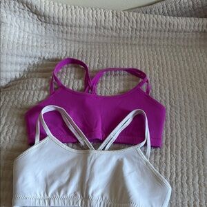 Lucy Women's Sports Bra Duo - Maroon and Pink